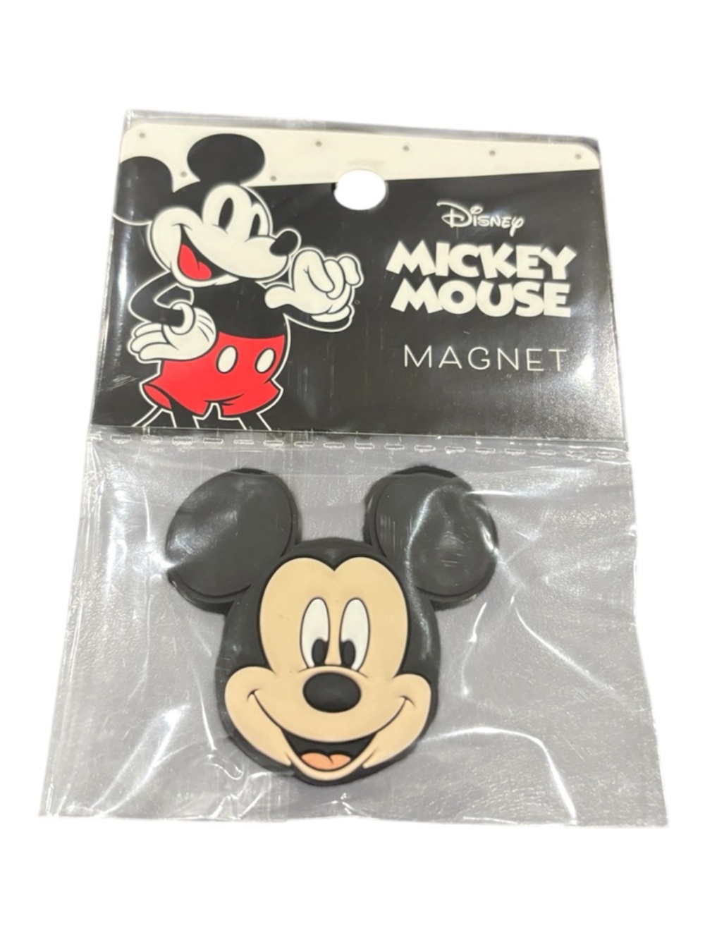 Disney Mickey Mouse Face Fridge Magnet - Black, Cream